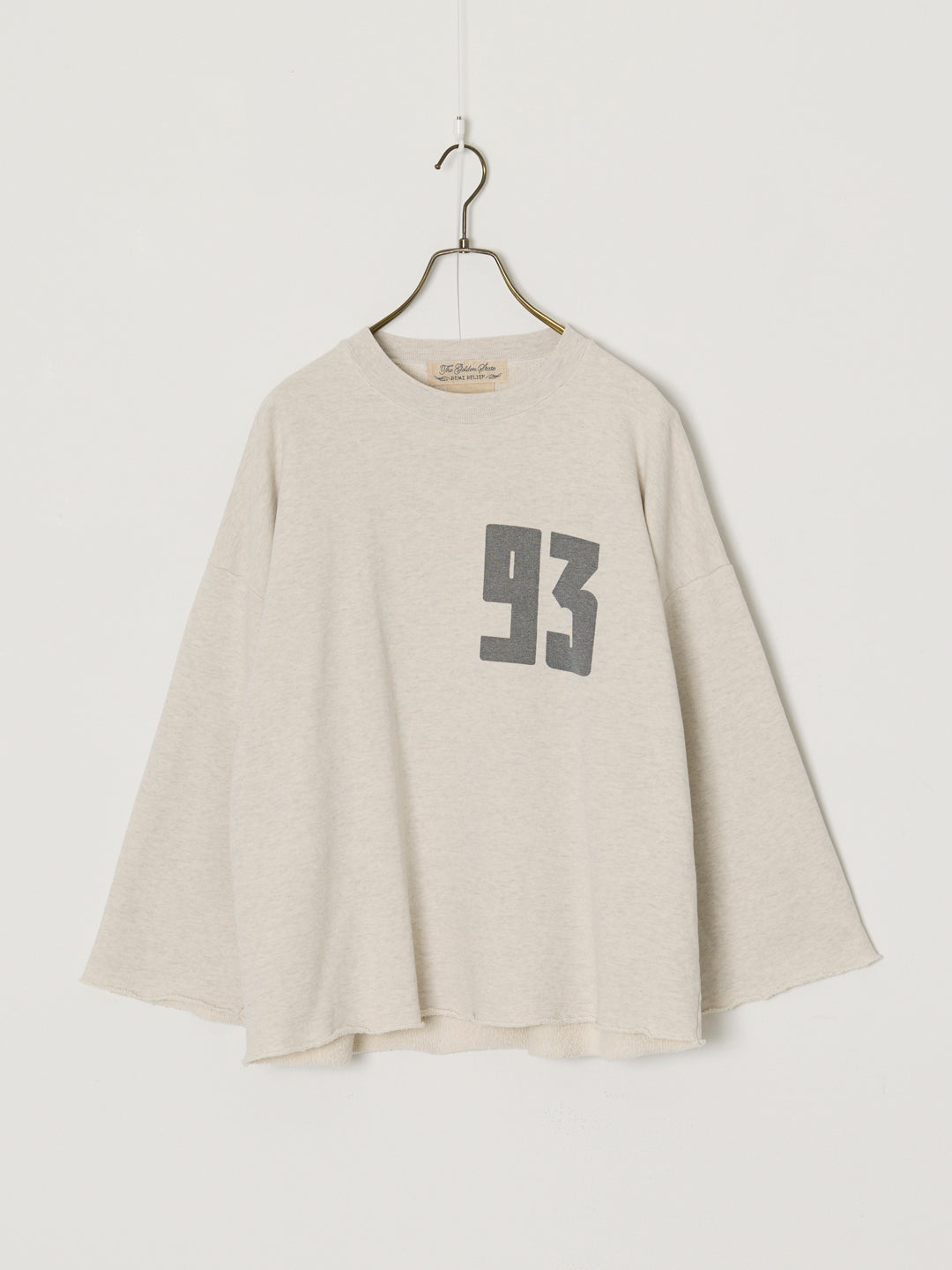 SP processed 3-ply brushed裏⽑ crew neck 7-sleeve (93)