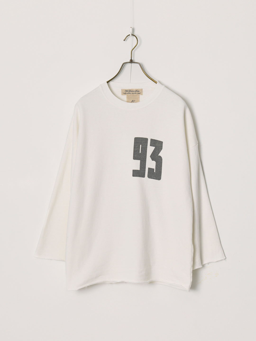 SP processed 3-ply brushed裏⽑ crew neck 7-sleeve (93)