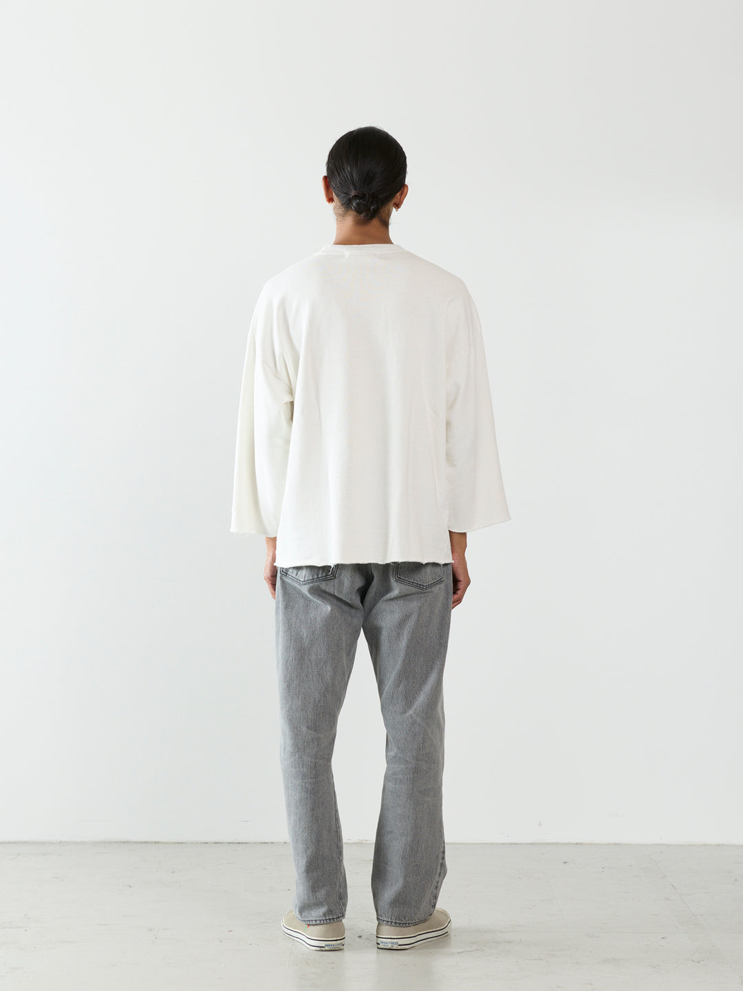 SP processed 3-ply brushed裏⽑ crew neck 7-sleeve (93)