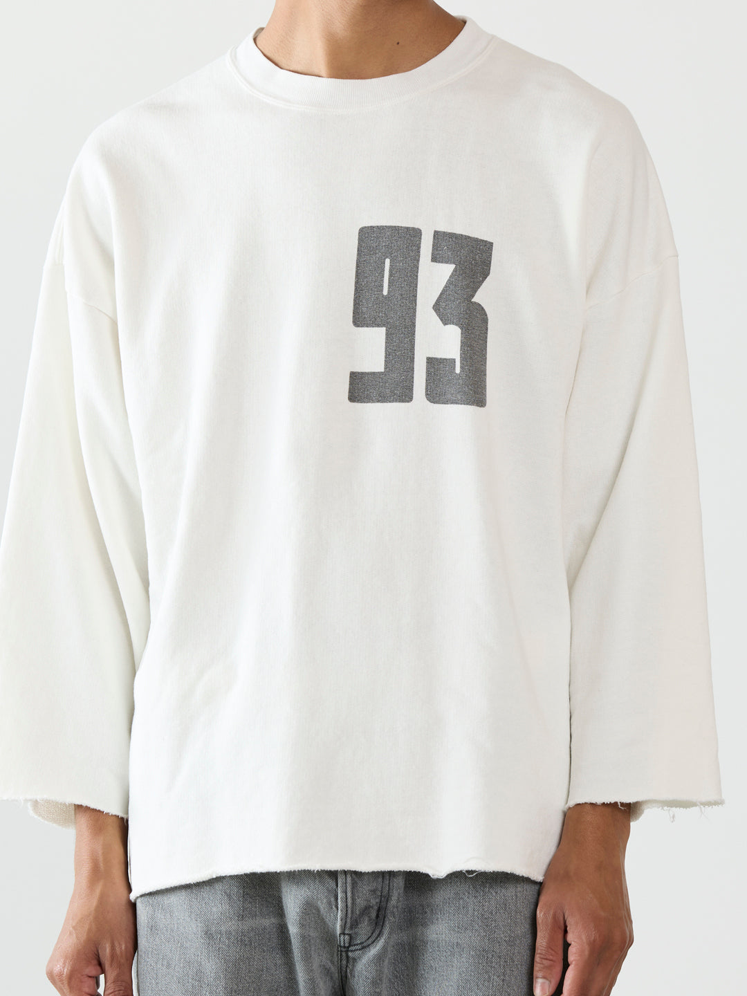 SP processed 3-ply brushed裏⽑ crew neck 7-sleeve (93)