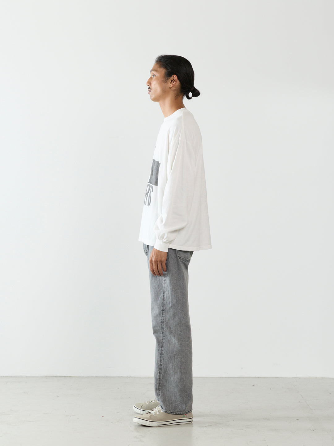 HARD SP processed 20/- Tenjiku long sleeve T-shirt (THE LOW HEARTS)