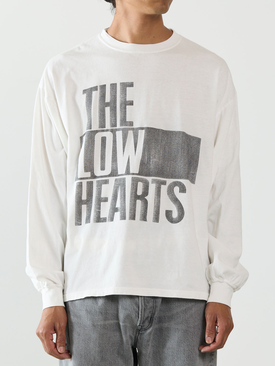HARD SP processed 20/- Tenjiku long sleeve T-shirt (THE LOW HEARTS)