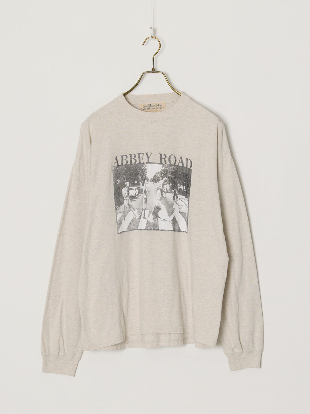 HARD SP processed 20/Singlet stitch long sleeve T-shirt (ABBEY ROAD)