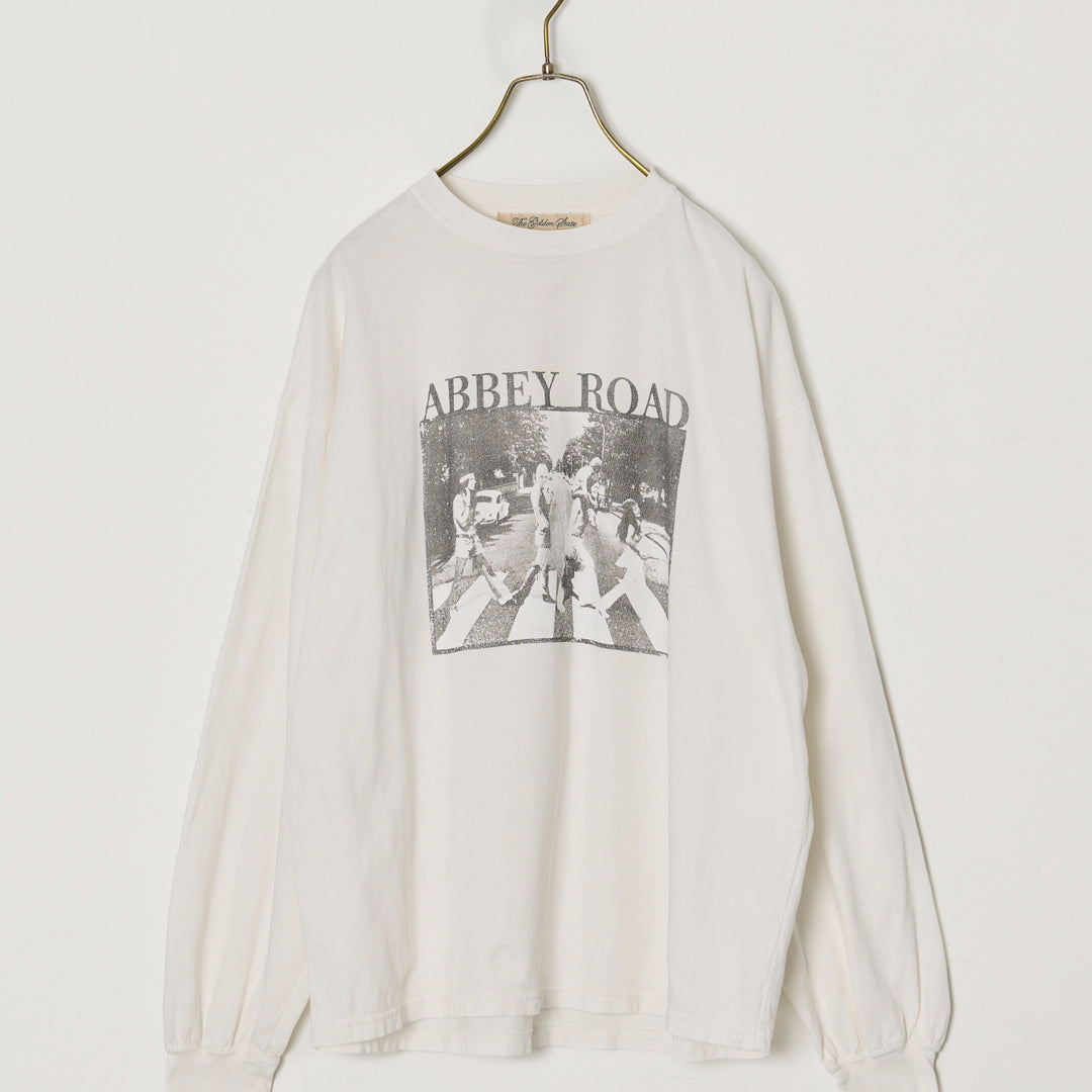HARD SP processed 20/Singlet stitch long sleeve T-shirt (ABBEY ROAD)