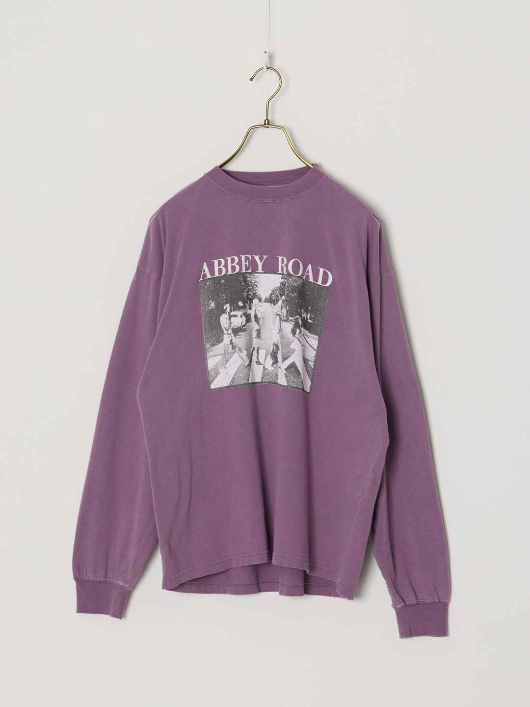 HARD SP processed 20/Singlet stitch long sleeve T-shirt (ABBEY ROAD)