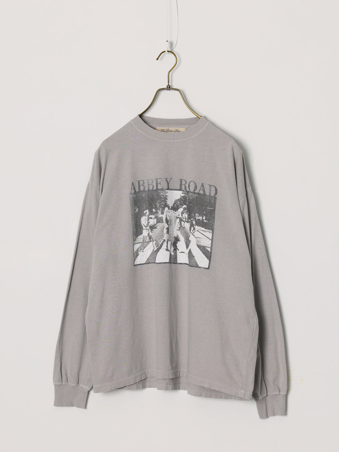 HARD SP processed 20/Singlet stitch long sleeve T-shirt (ABBEY ROAD)
