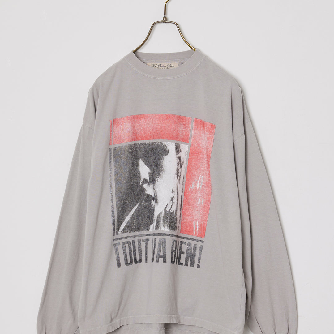 HARD SP加⼯20/-天竺ロンT(TOUT VA BIEN!)