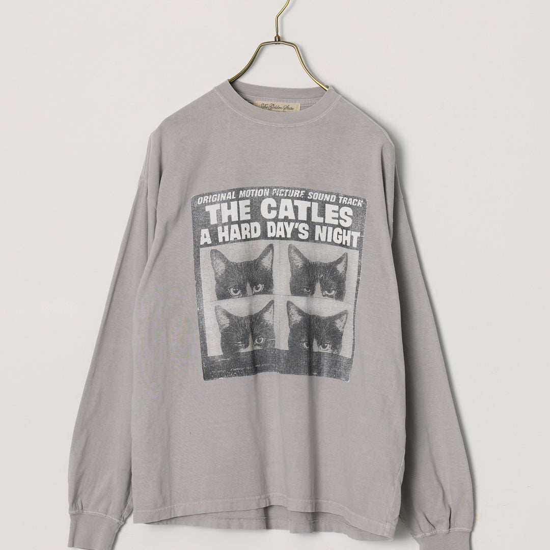 HARD SP加⼯20/-天竺ロンT(THE CATLES)