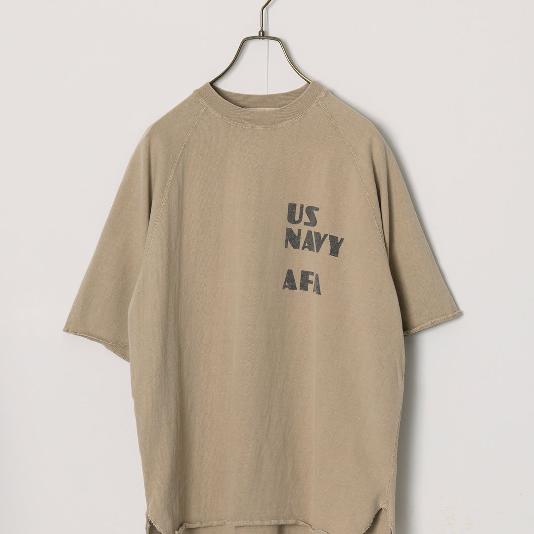 SP加⼯8/天竺ラグランT(US NAVY AFA)