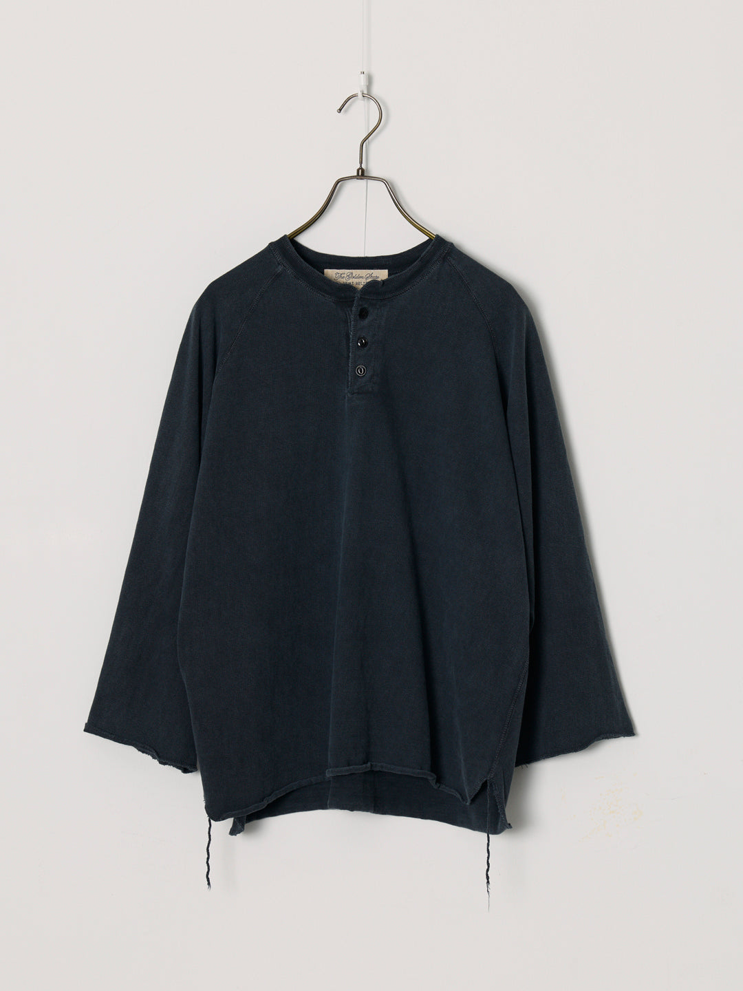 SP Finish 8/Tenjiku Raglan Henley Neck 3/4 Sleeve T-shirt (Plain)