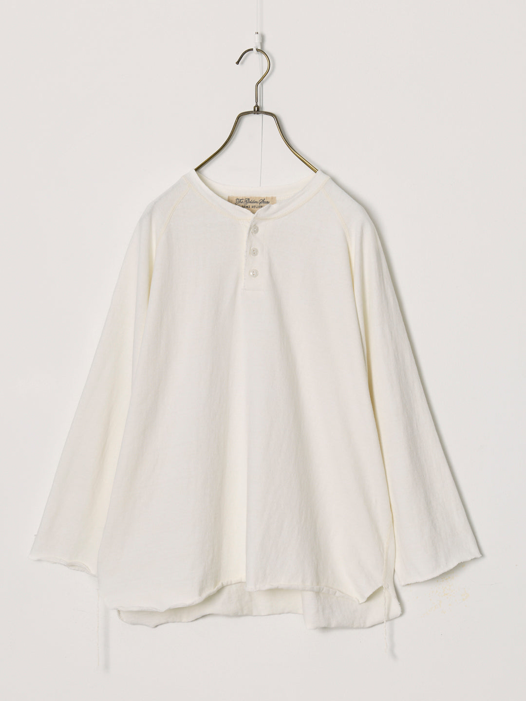 SP Finish 8/Tenjiku Raglan Henley Neck 3/4 Sleeve T-shirt (Plain)