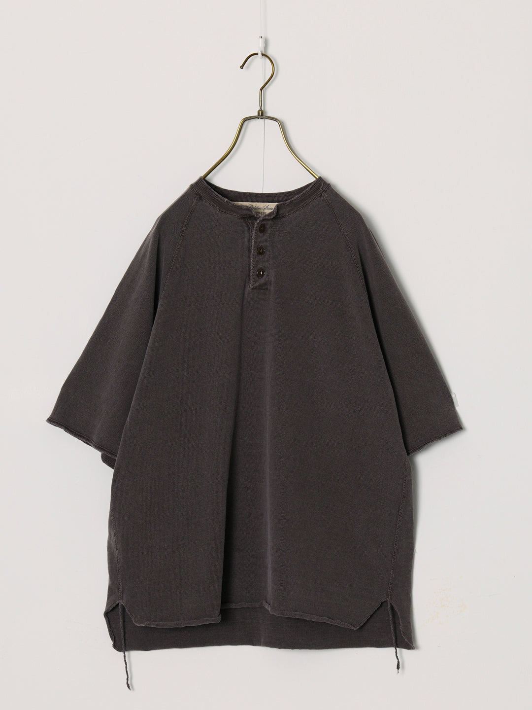 SP Processing 8/Jersey Raglan Henley Neck T-shirt (Solid)