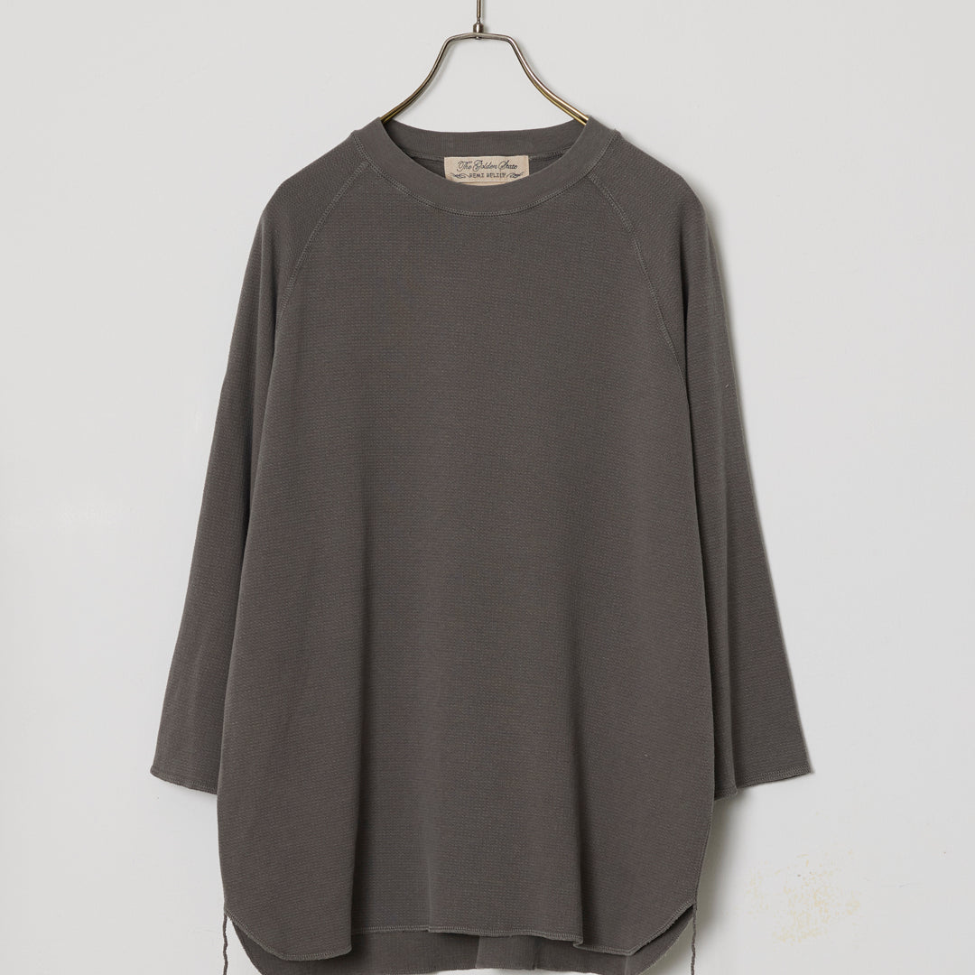 Double-tuck raglan 3/4-sleeve T-shirt