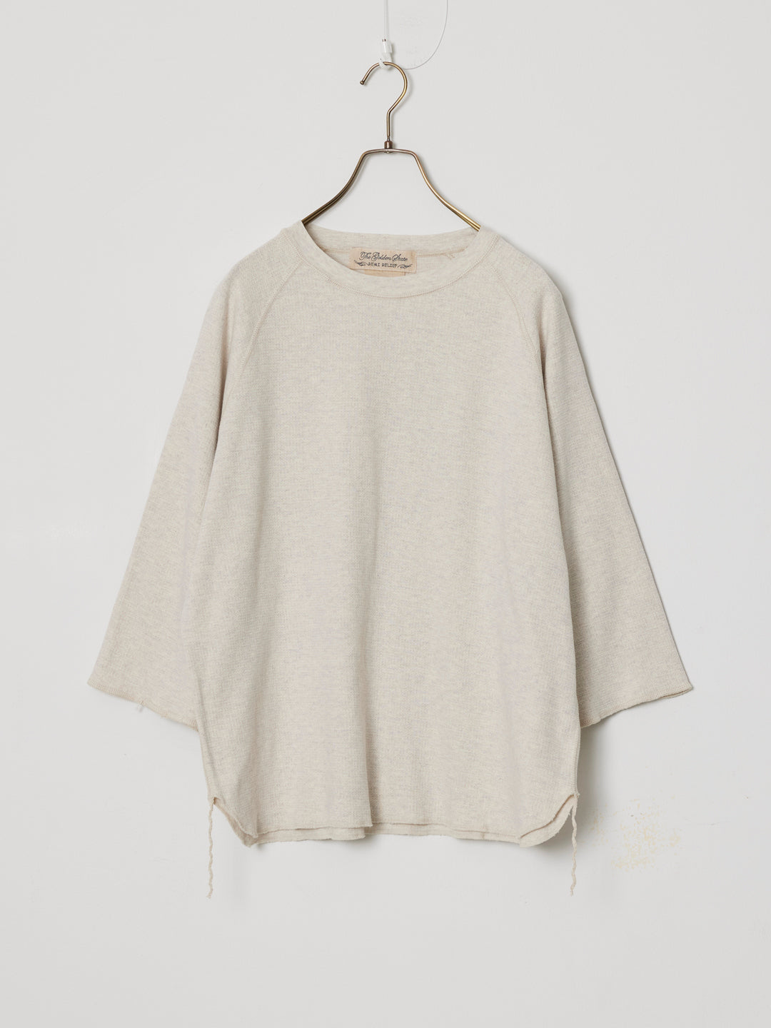 Double-tuck raglan 3/4-sleeve T-shirt