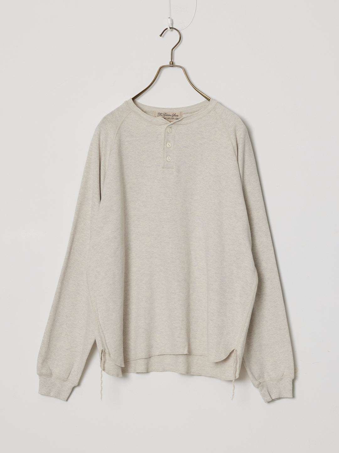 W-tuck Henley Neck Long Sleeve T-shirt 27SS