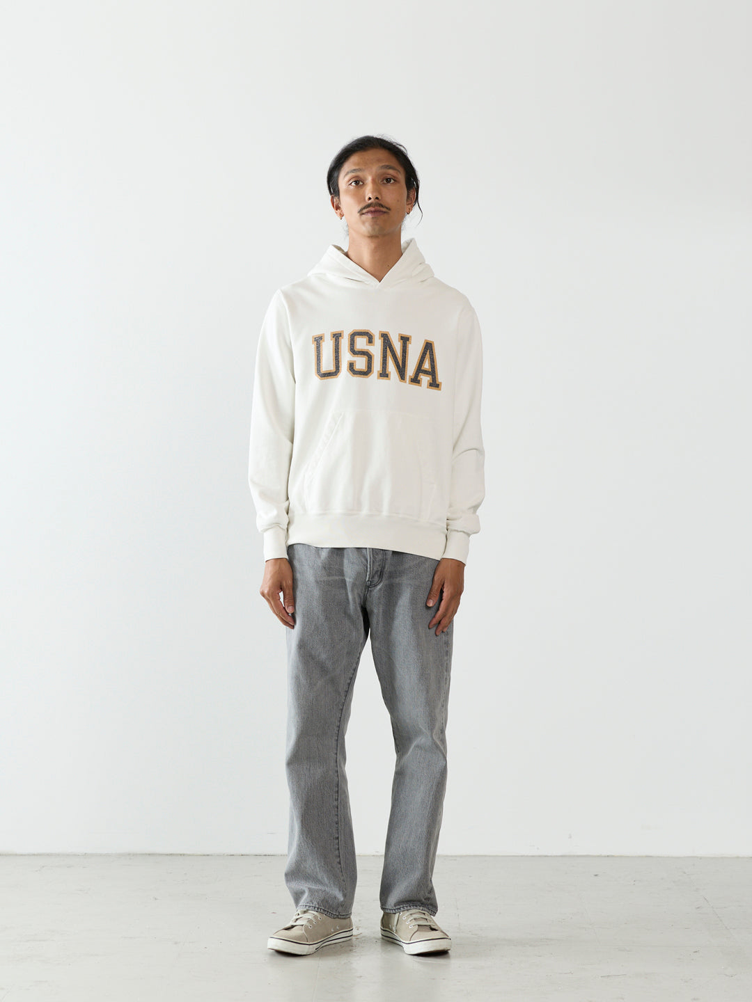 SP brushed lining hoodie (USNA)