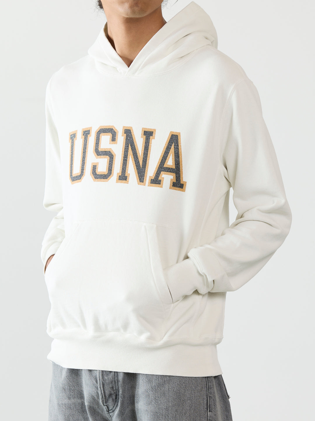 SP brushed lining hoodie (USNA)