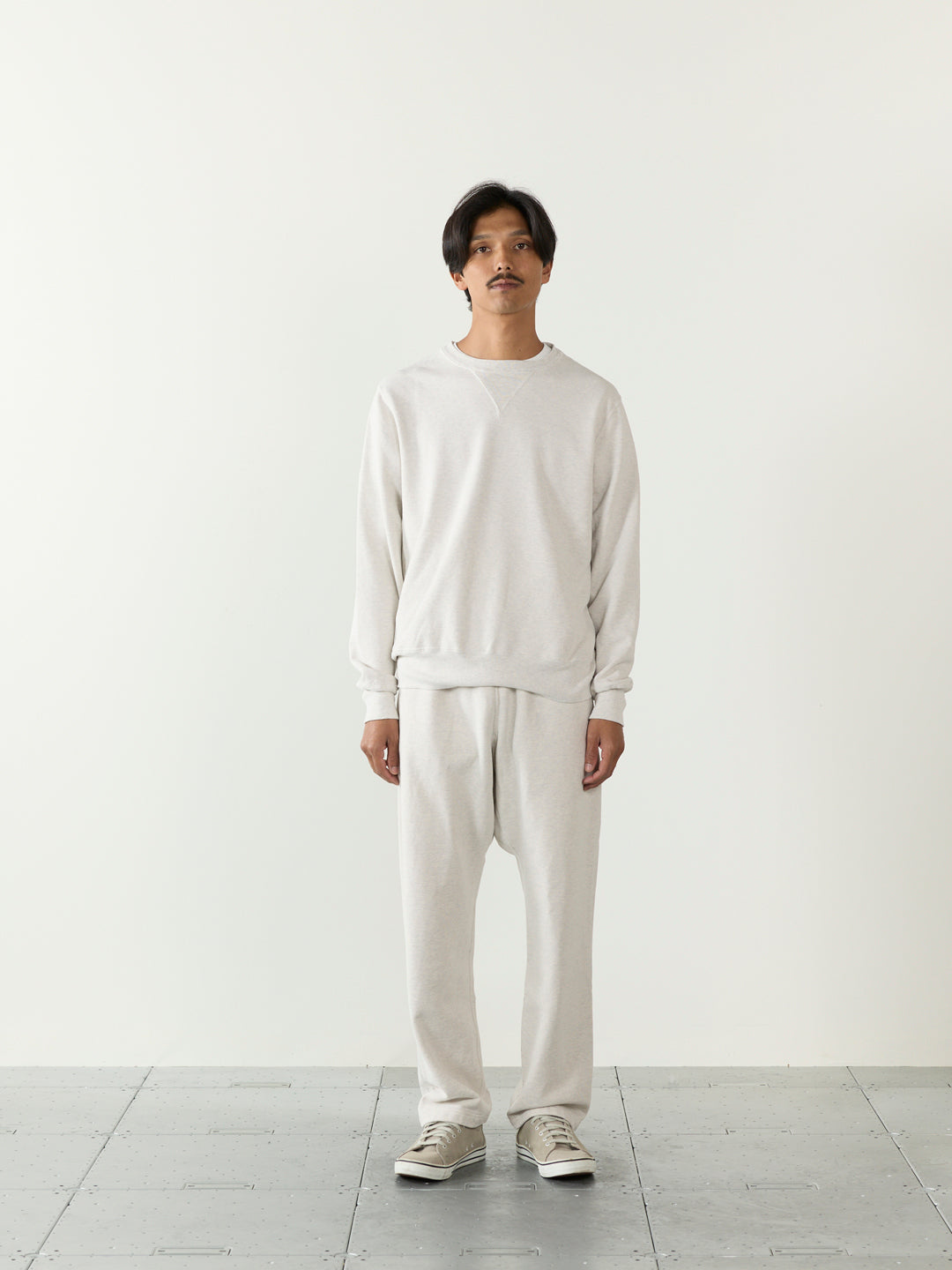 SP processed fleece crew 26AW