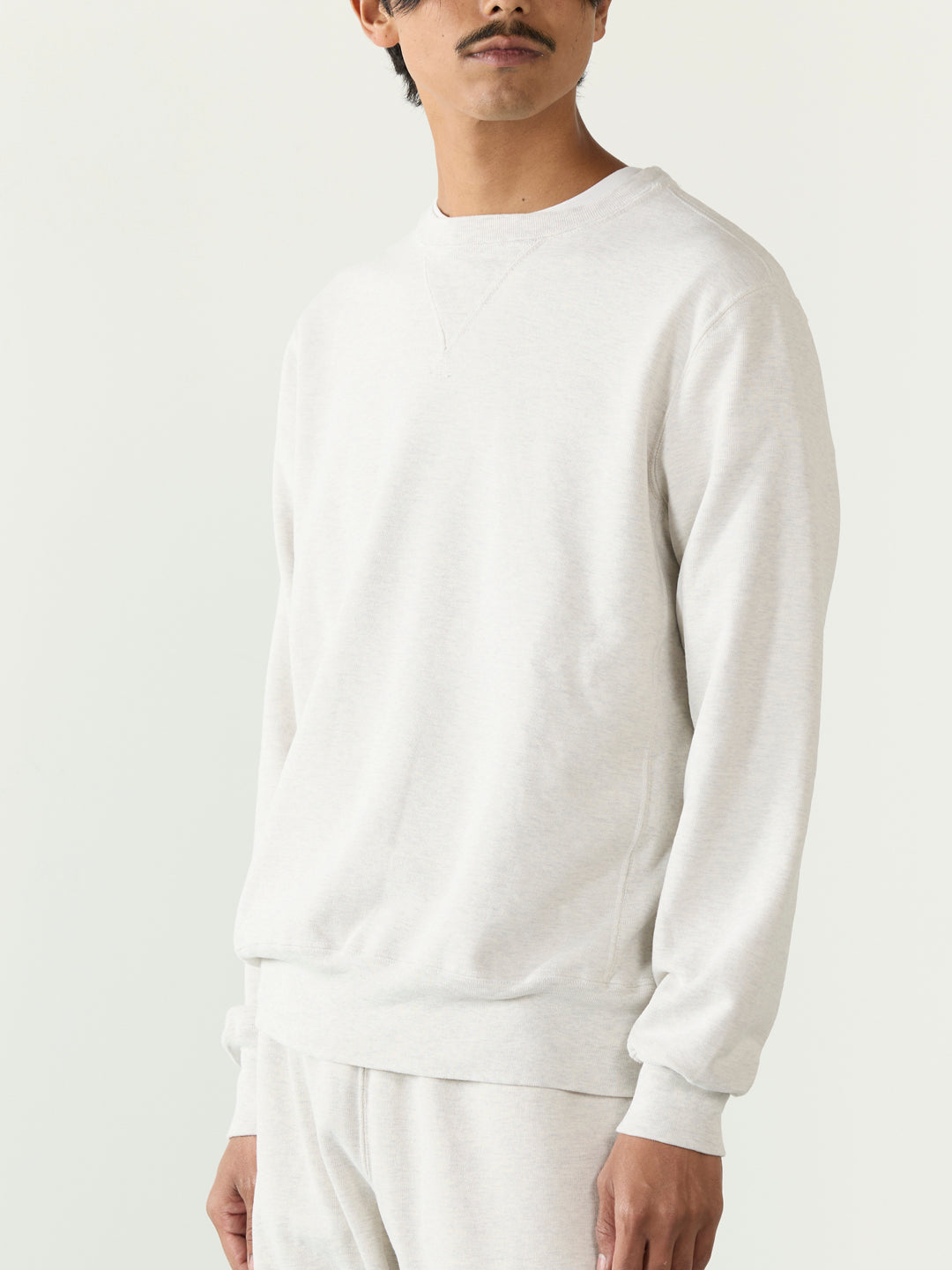 SP processed fleece crew 26AW