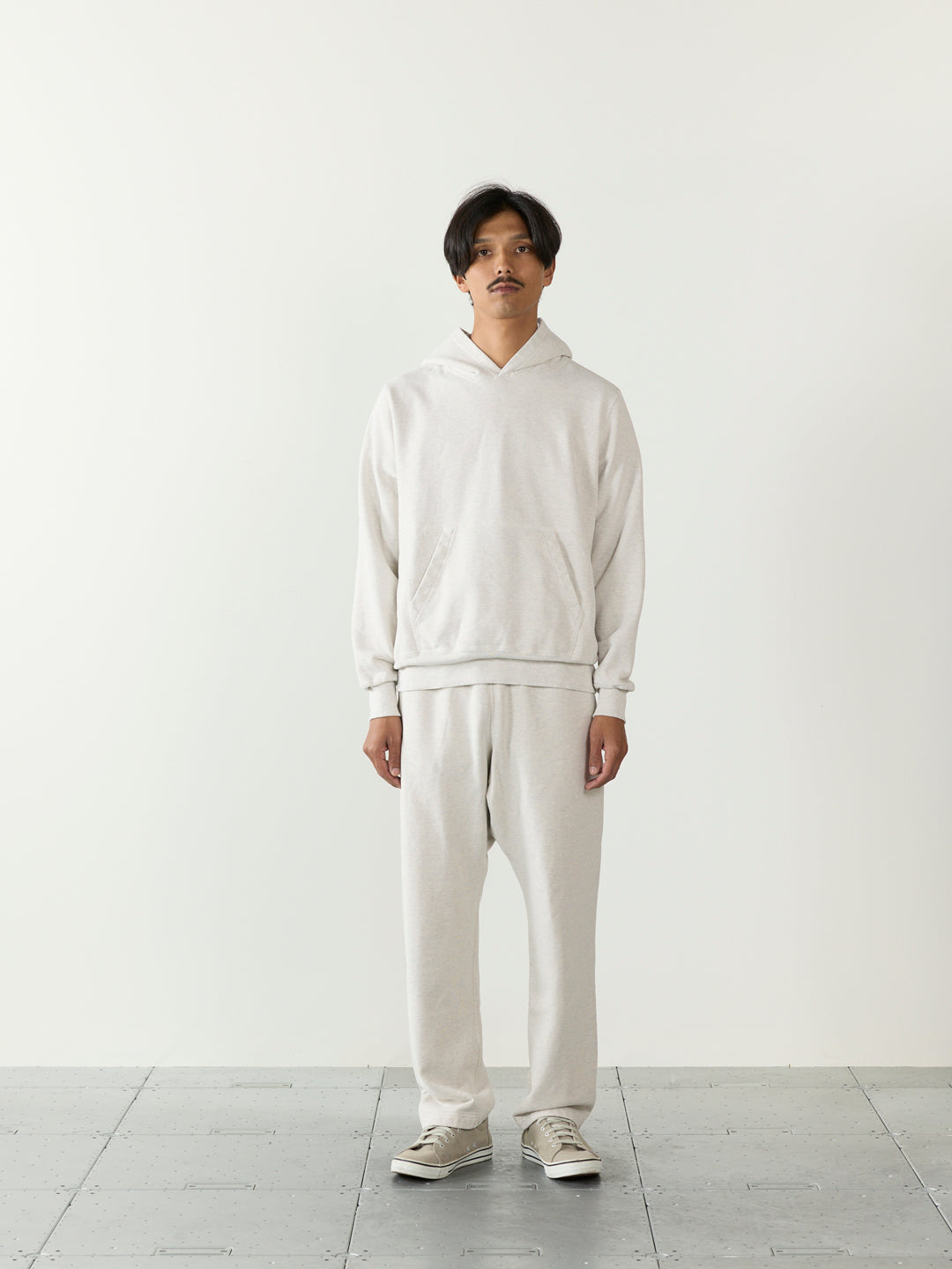 SP processed fleece hoodie 26AW