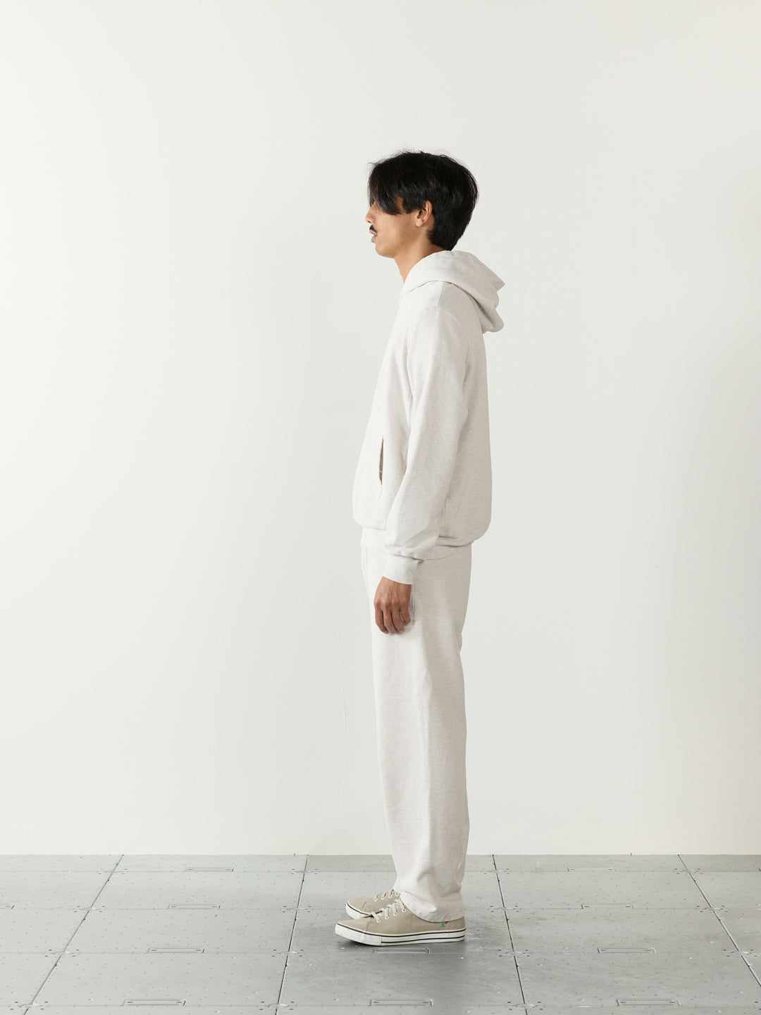 SP processed fleece hoodie 26AW