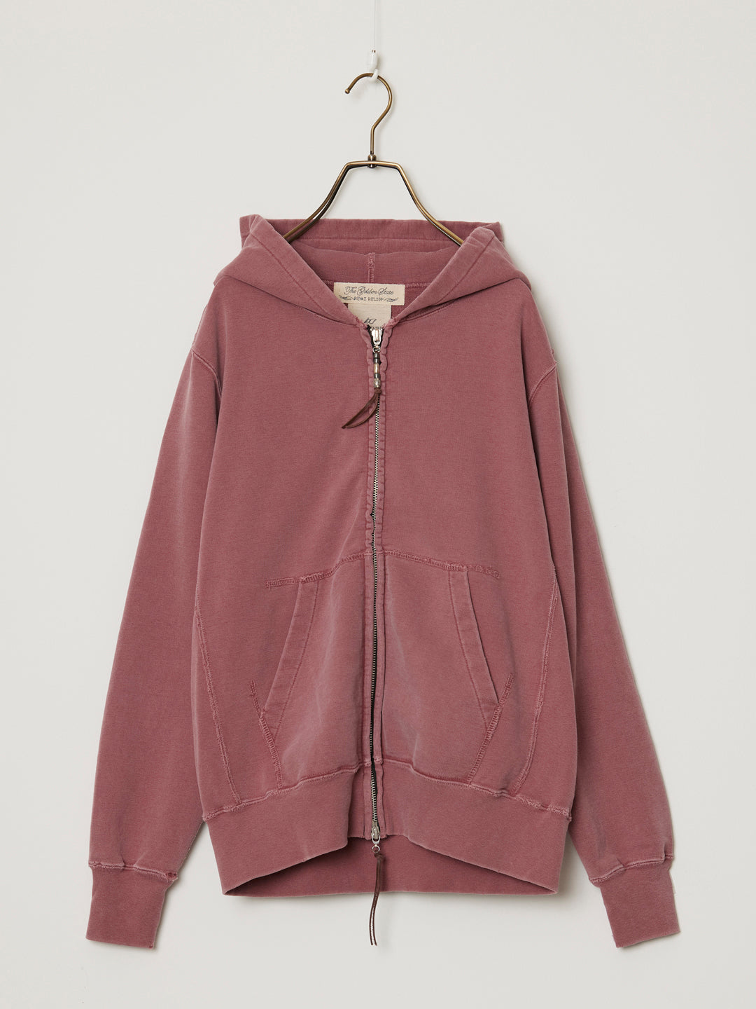 SP processed fleece zip hoodie 26AW