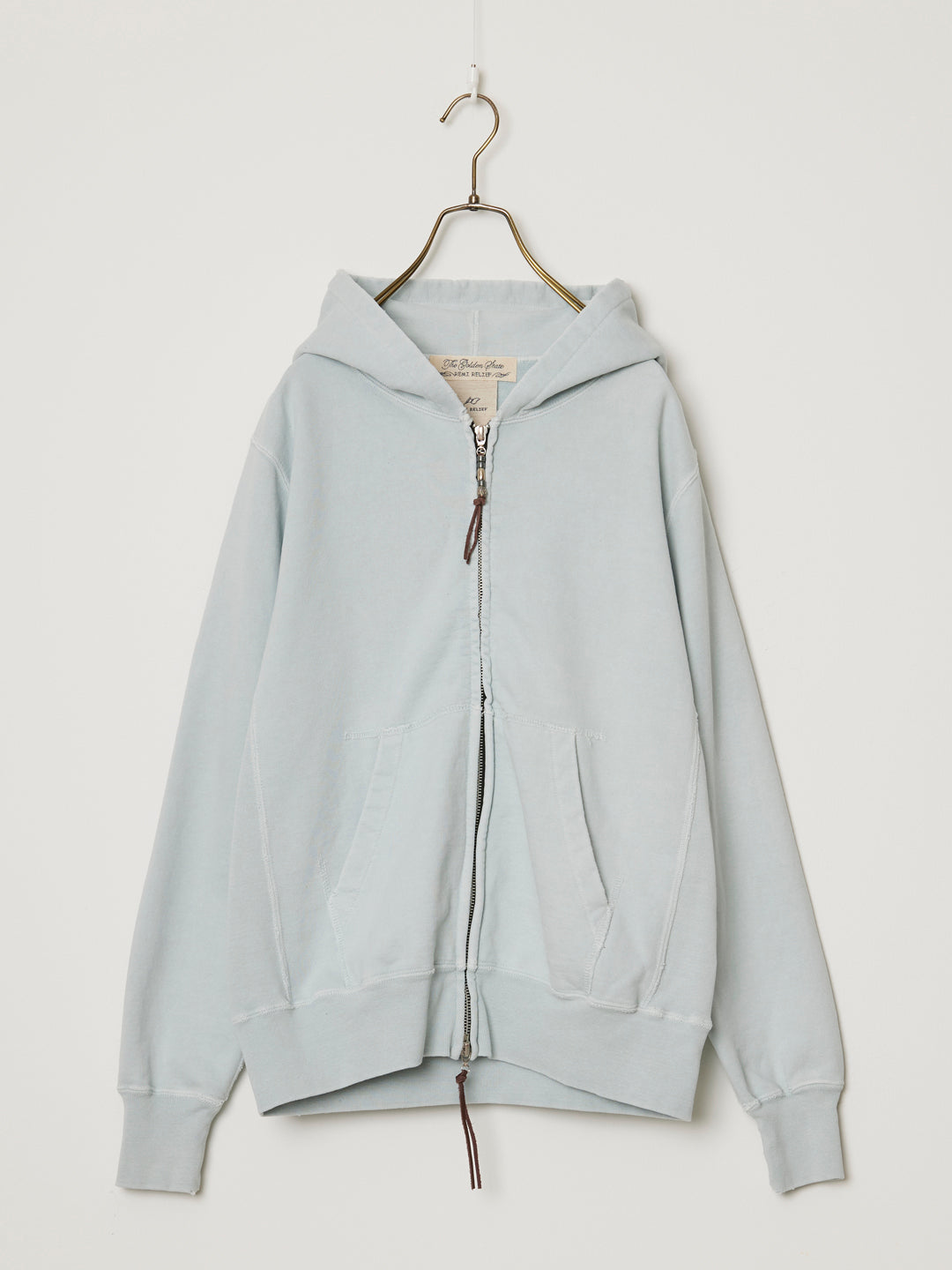 SP processed fleece zip hoodie 26AW