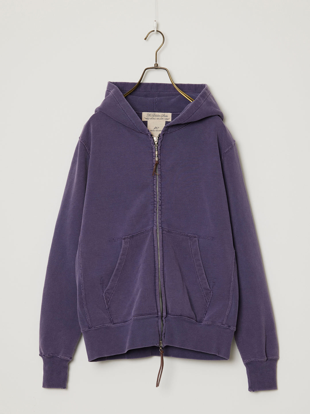 SP processed fleece zip hoodie 26AW