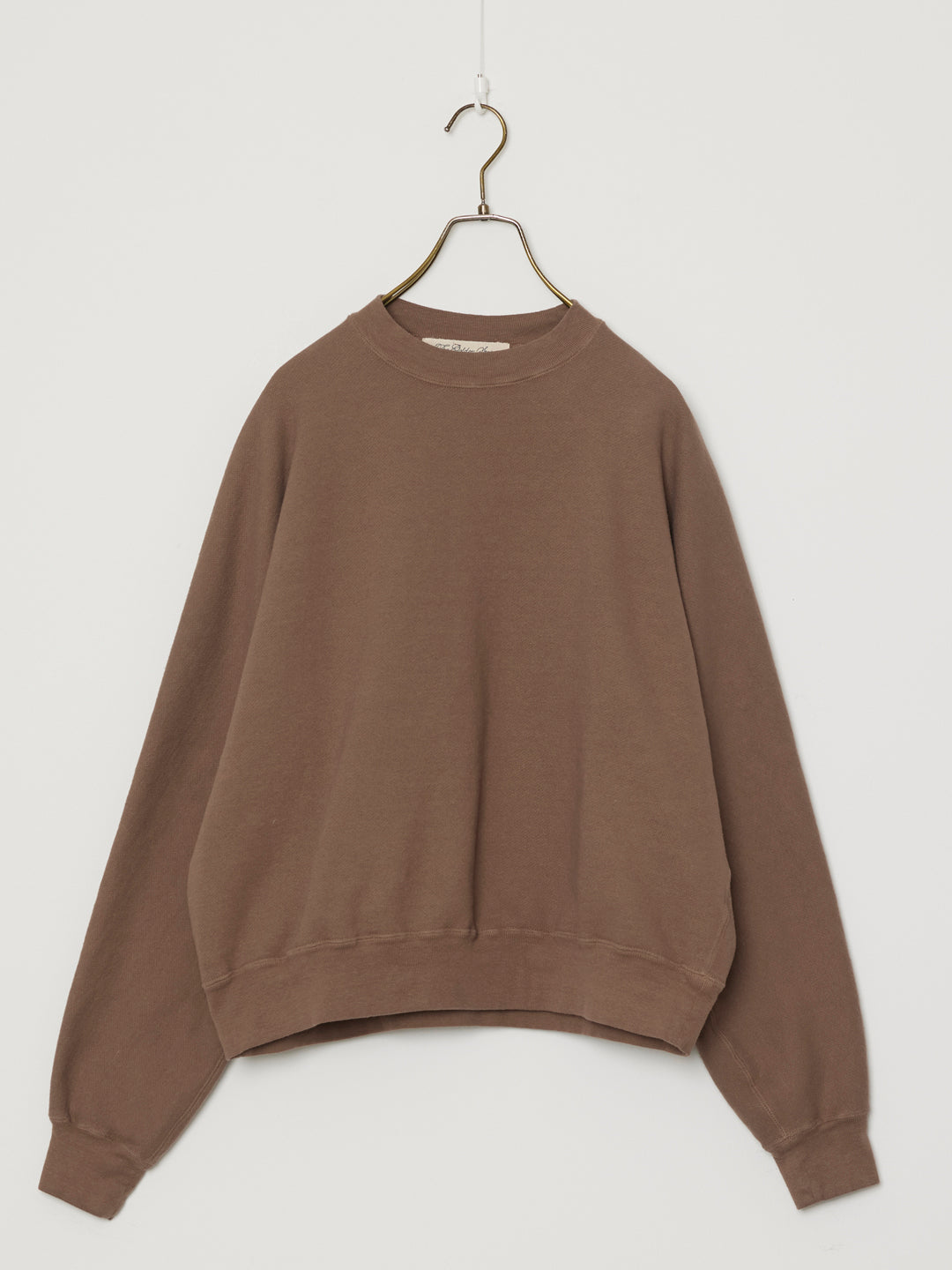 Non-stress brushed fleece crew 26AW