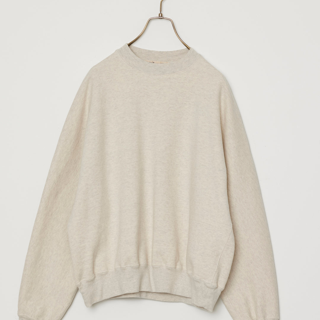 Non-stress brushed fleece crew 26AW