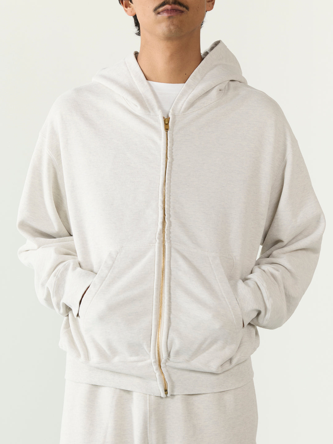 SP加⼯裏⽑ZIPパーカ New Fit