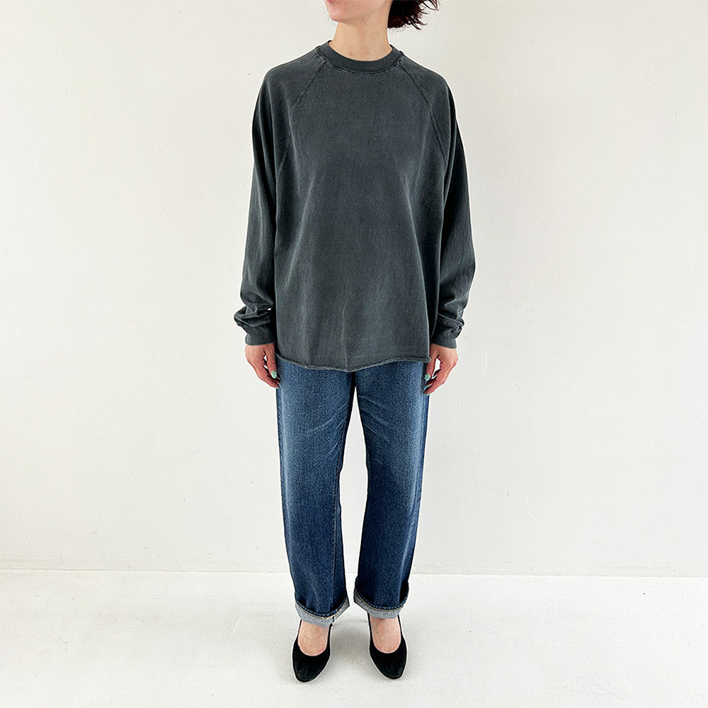 SP加⼯8/天竺ラグランロンT(無地)